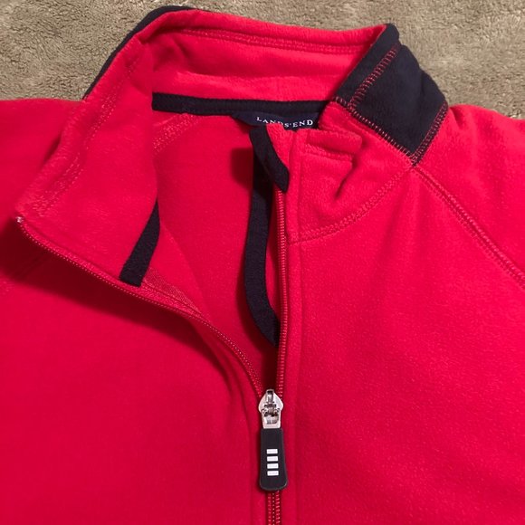 NWOT Vintage Lands' End Fleece Jacket Size M - Picture 6 of 8
